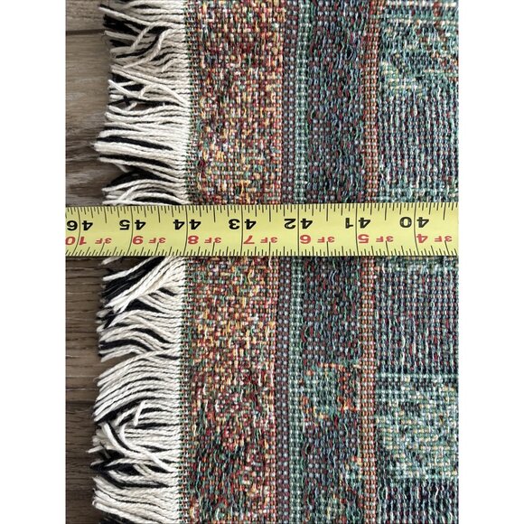 Goodwin Weavers Tapestry Throw 45”x68” Santa Claus By S. Winget Christmas Afghan - Picture 11 of 11